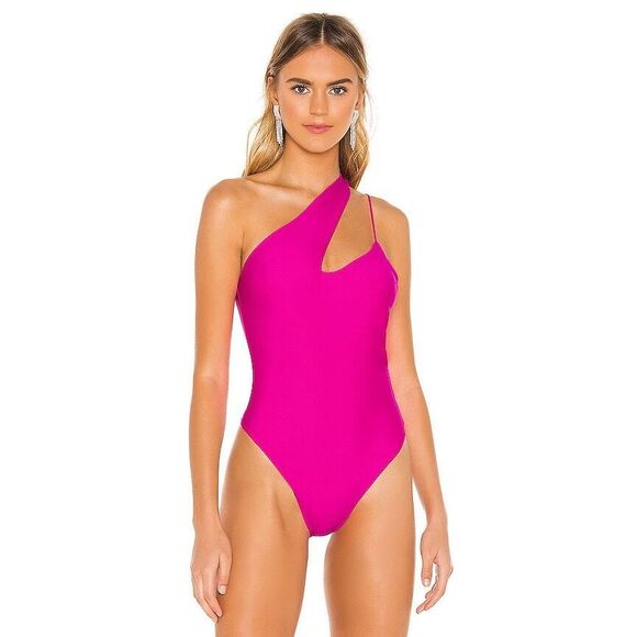 superdown Olivia Strappy Bodysuit – Magenta, Size XS - Picture 1 of 12